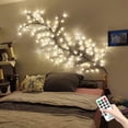 thumbnail image 1 of LUVCMFT Vine Lights with Remote 7.5ft Flexible DIY Vines Birch Fall Garland 144LED Tree Branches Light for Home Decor, 1 of 8
