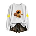 thumbnail image 1 of LUVDA Women's Halloween Witch Print Sweatshirt Oversized Crewneck Long Sleeve Fall Winter Party Top, 1 of 5