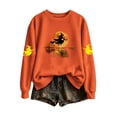 thumbnail image 1 of LUVDA Women's Halloween Witch Print Sweatshirt Oversized Crewneck Long Sleeve Fall Winter Party Top, 1 of 5