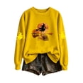 thumbnail image 1 of LUVDA Women's Halloween Witch Print Sweatshirt Oversized Crewneck Long Sleeve Fall Winter Party Top, 1 of 5
