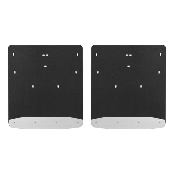 LUVERNE 251124 Rear Dually 20-Inch x 23-Inch Textured Rubber Mud Guards, Select Ford F-350, F-450 Super Duty, 2 Flaps Fits select: 2009-2014 FORD F150