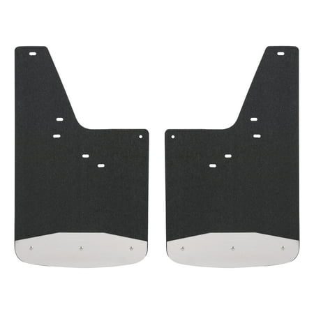 LUVERNE 251442 Rear 12-Inch x 20-Inch Textured Rubber Mud Guards, Select Chevrolet Silverado 1500, 2 Flaps Fits select: 2022 CHEVROLET SILVERADO LTD
