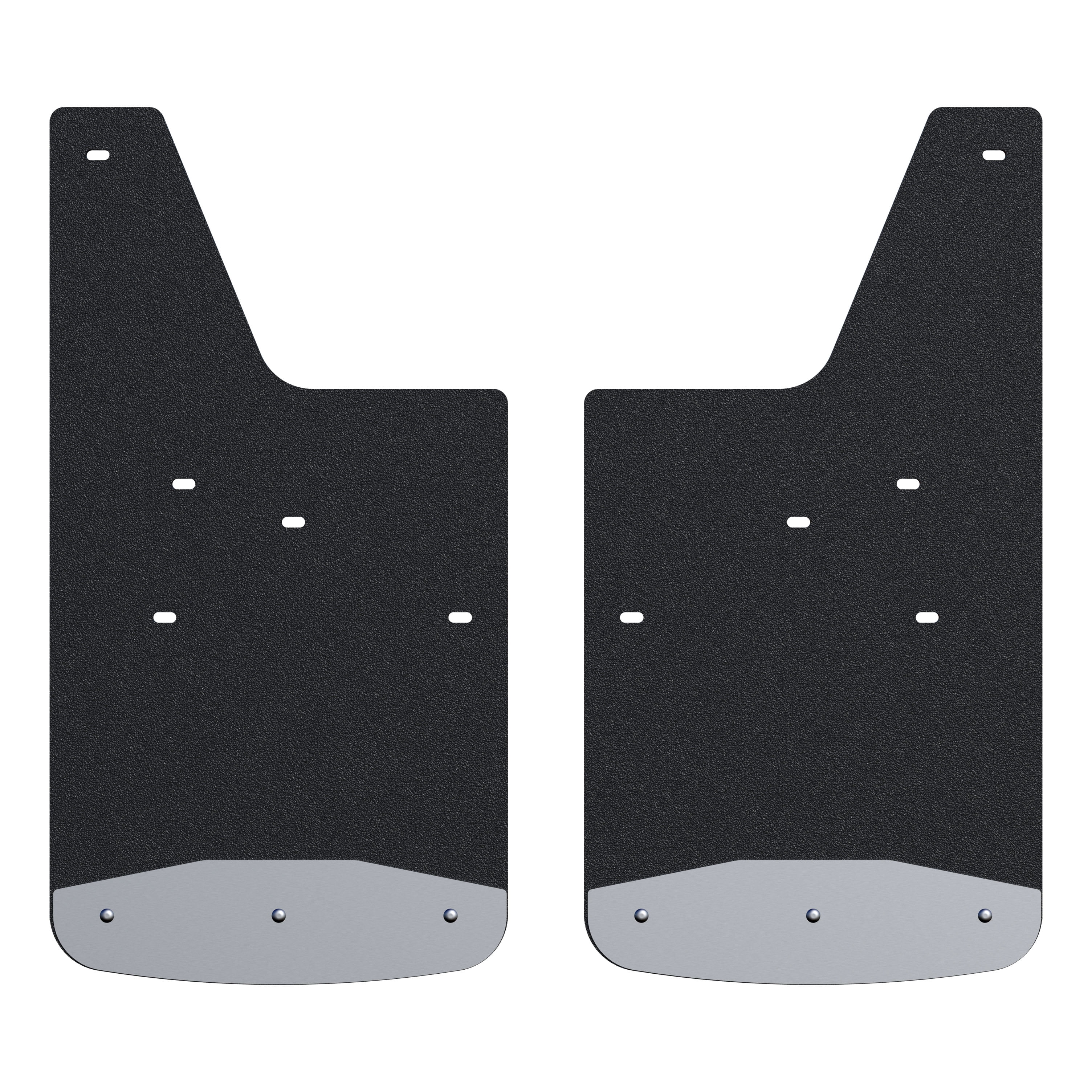 LUVERNE 251450 Front 12-Inch x 23-Inch Textured Rubber Mud Guards, Select Chevrolet Silverado 2500, 3500 HD, 2 Flaps