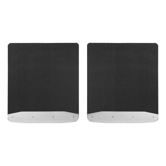 LUVERNE 251724 Rear Dually 20-Inch x 23-Inch Textured Rubber Mud Guards, Select Ford F-350, F-450 Super Duty, 2 Flaps
