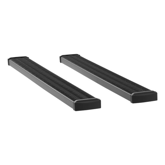 LUVERNE 415078-400929 Grip Step Black Aluminum 78-In Wheel to Wheel Running Boards, Select Ford F-150 Fits select: 2009-2014 FORD F150
