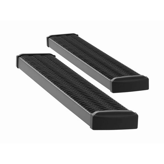LUVERNE 415078-401443 Grip Step Black Aluminum 78-Inch Truck Running Boards, Select Chevy Silverado, GMC Sierra 1500, 2500, 3500, Tahoe, Yukon Fits select: 2014-2018 CHEVROLET SILVERADO