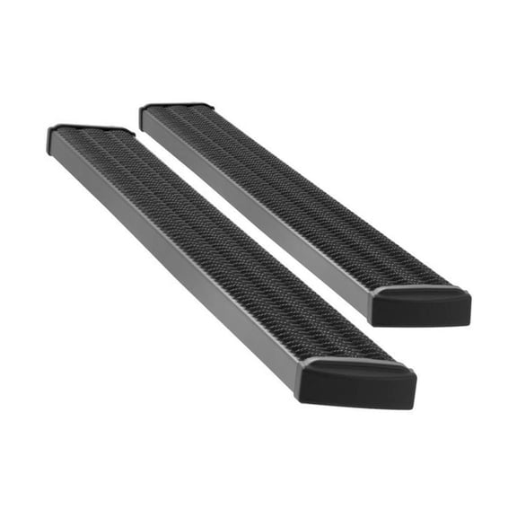 LUVERNE 415088-401117 Grip Step Black Aluminum 88-In Wheel to Wheel Running Boards, Select Chevrolet Silverado, GMC Sierra 1500, 2500, 3500 Fits select: 1999-2007 GMC NEW SIERRA