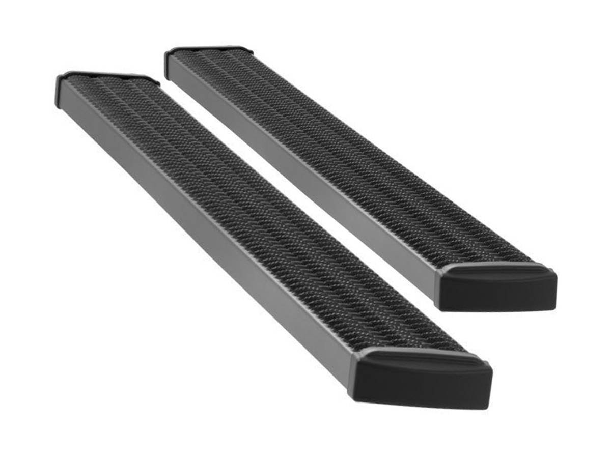 LUVERNE 415098-400940 Grip Step Black Aluminum 98-In Wheel to Wheel Running Boards, Select Ram 1500
