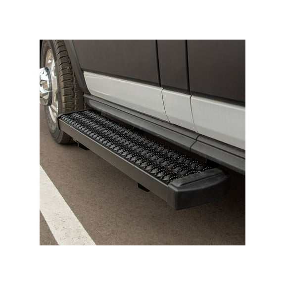 LUVERNE 415100-401477 Grip Step Black Aluminum 100" & 36" Van Running Boards Fits select: 2014-2022 RAM PROMASTER 2500, 2014-2022 RAM PROMASTER 3500