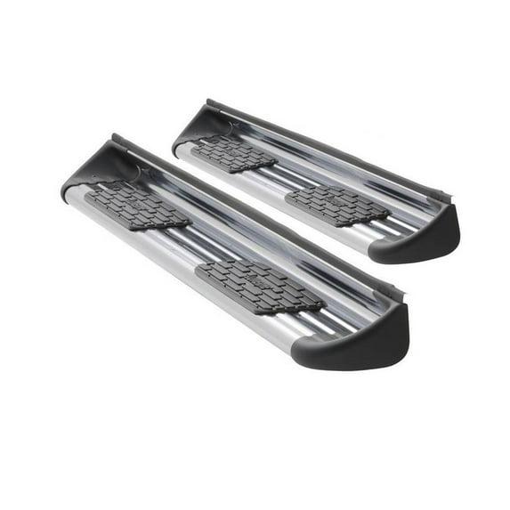 LUVERNE 481443-581444 Polished Stainless Steel Side Entry Steps Truck Running Boards, Select Chevrolet Silverado, GMC Sierra 1500, 2500, 3500 HD Extended Cab