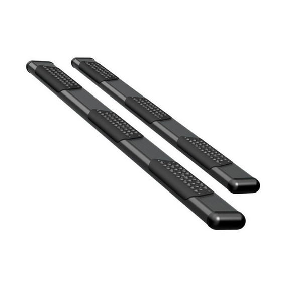 LUVERNE 584088-571747 O-Mega II 88-Inch Black Aluminum Wheel to Wheel Side Steps, Select Chevrolet Silverado, GMC Sierra 2500, 3500 HD