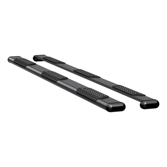 LUVERNE 584114-570717 O-Mega II 114-Inch Black Aluminum Wheel to Wheel Side Steps, Select Chevrolet Silverado, GMC Sierra 1500, 2500, 3500 HD