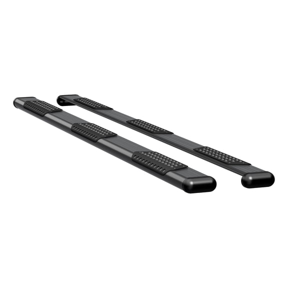 LUVERNE 584114-571447 O-Mega II 114-Inch Black Aluminum Wheel to Wheel Side Steps, Select Chevrolet Silverado, GMC Sierra 1500, 2500, 3500 HD