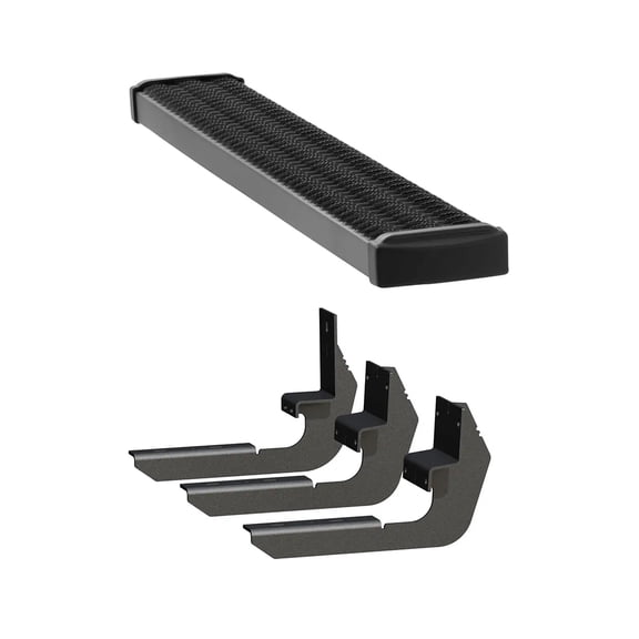 LUVERNE Grip Step 7" x 54" Black Passenger-Side Running Board, Select Transit, E-Transit 415254-401727