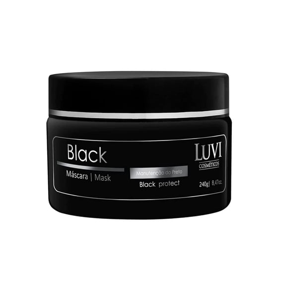 LUVI COSMETICS Black Hair Mask Black Protect 8.47 oz/ 240 g