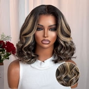 LUVME All-Day Comfort  Wig Blonde Highlight Loose Wave Glueless Minimalist HD Lace T Part Wig Pre-Cut Lace
