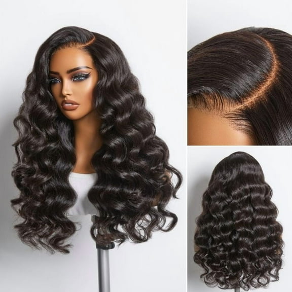 LUVME Luvme All-Day Comfort™ Wig 180% Density Bouncy Wand Curly 7x6 Closure HD Glueless Wig Pre-Cut Lace