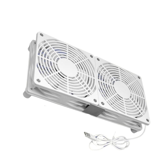 LUVNIMB 120mm USB Electronic Cooling Fan Low Computer Electronics Coolers Home Networking Equipment Sound Video