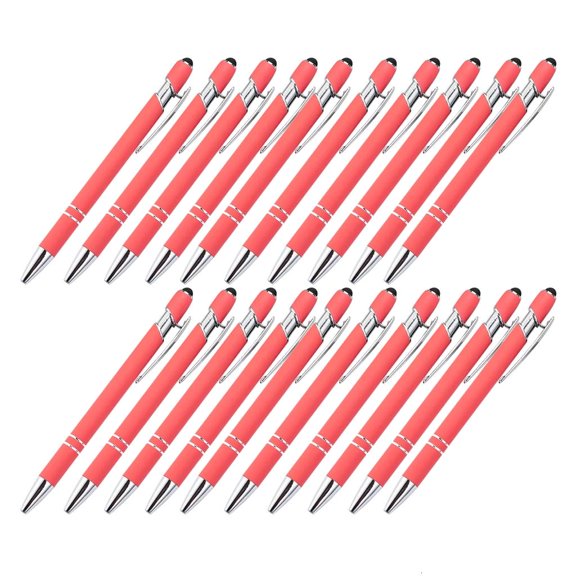 LUVNIMB 20Pcs Multifunction Touch Screen Pens, Retractable Ballpoint Pen, Dual-Use
