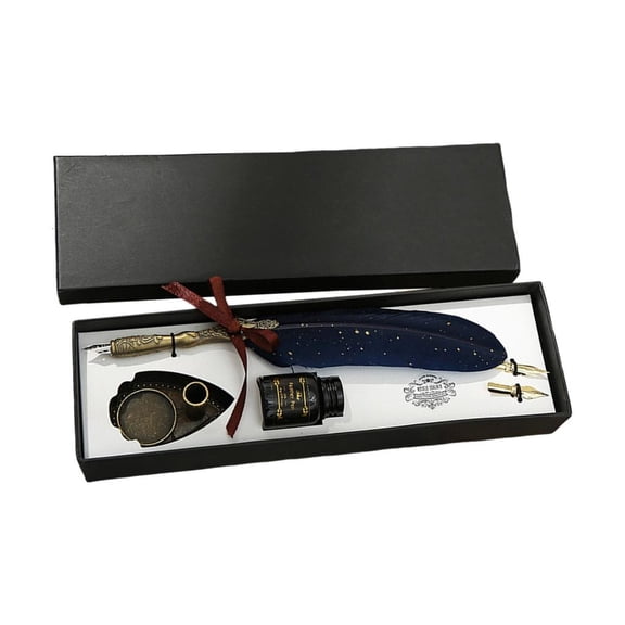 LUVNIMB Handwriting Quill Pen Set, Ink & Steel Tip, Classic Calligraphy/Drawing Pen
