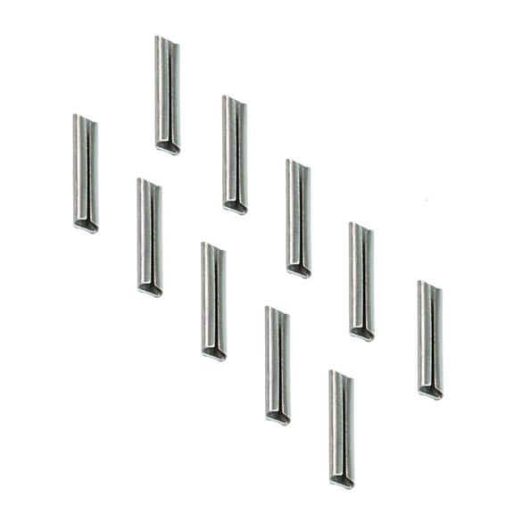 LUVNIMB Train Track Metal Connectors 10Pcs High Strength Rails Joiners Train Track Accessories for Smoothly Operations