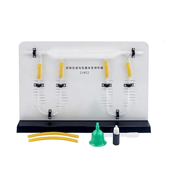 LUVNIMB Transparent Fluid Pressure Teaching Apparatus for Physics Lessons with Visible Observation Tubes and Classroom Lab Use
