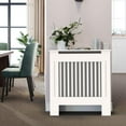 thumbnail image 1 of LUVODI 30x7.4x36 inch Vertical Radiator Cover Grill Shelf Cabinet MDF Wood Modern Traditional Furniture, 1 of 8