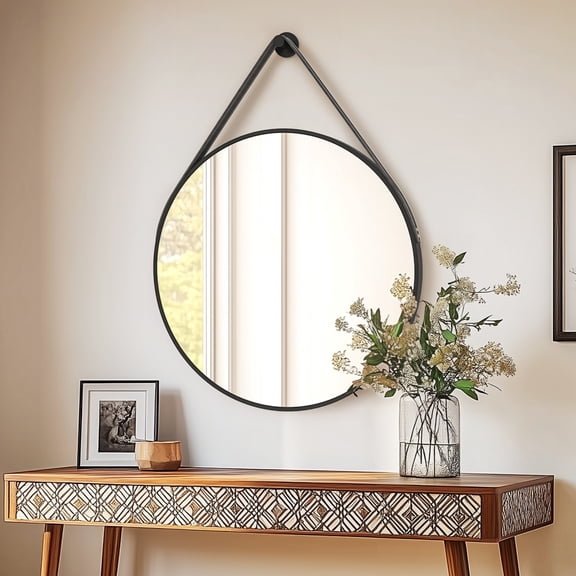 LUVODI 70cm Large Stylish Decorative Mirror Premium Luxury Bathroom Vanity Mirror Multiuse
