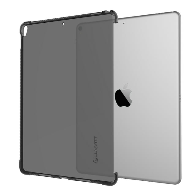 LUVVITT CLEAR GRIP Smart Cover Compatible Case for Apple iPad Pro 10.5 in 2017 and iPad Air 3 2019 - Black
