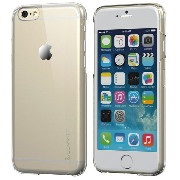 LUVVITT CRISTAL Case for iPhone 6 PLUS | Hard Shell Back Cover - Crystal Clear
