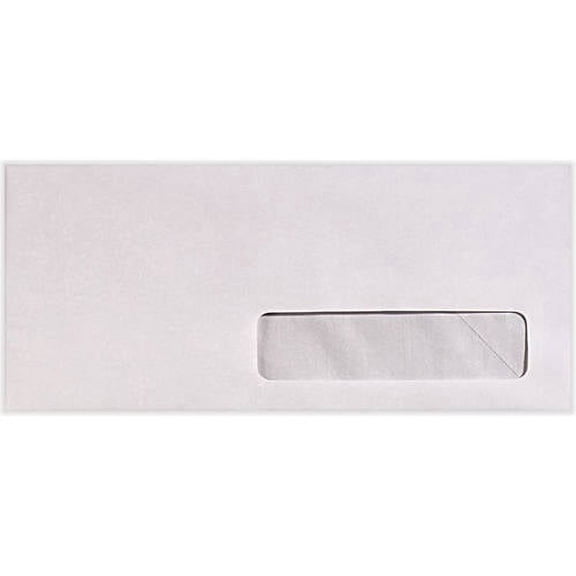 LUX #10 Right Side Window Envelopes (4 1/8 x 9 1/2) 50/Pack 24lb. Bright White (82624-50)