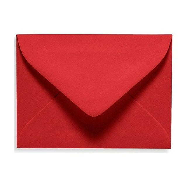 LUX #17 Mini Envelope 2 11/16 x 3 11/16 50/Box Ruby Red EXLEVC-18-50 ...
