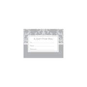 LUX 2 11/16" x 3 11/16" 70lbs. #17 Mini Envelopes W/Glue Silver Damask LEVC-97-50