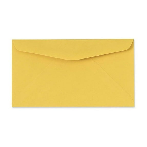 LUX 3 5/8" x 6 1/2" #6 3/4 60lbs. Regular Envelopes goldenrod yellow 72686-50