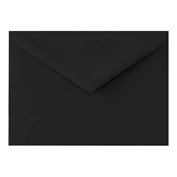 LUX 4 BAR Envelopes (3 5/8 x 5 1/8) 250/Box Midnight Black (4BAR-B-250)