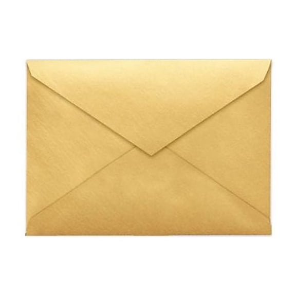 LUX 4 BAR Envelopes (3 5/8 x 5 1/8) 50/Box Gold Metallic (4BAR-07-50)