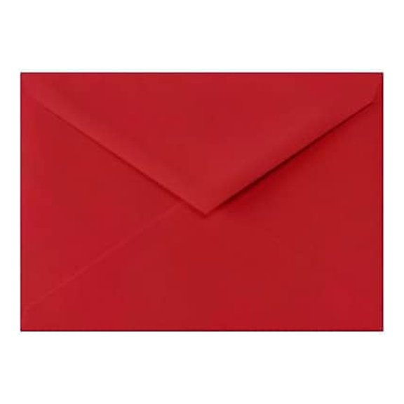 LUX 4 BAR Envelopes (3 5/8 x 5 1/8) 50/Box Ruby Red (LUX-4BAR-18-50)