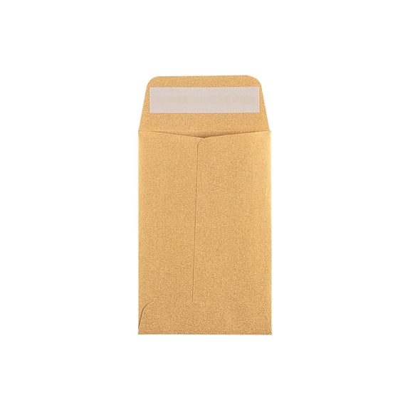 LUX #4 Coin Envelopes (3 x 4 1/2) - Gold Metallic 1000/Pack 80lb. Gold Metallic (4CO-07-1000)
