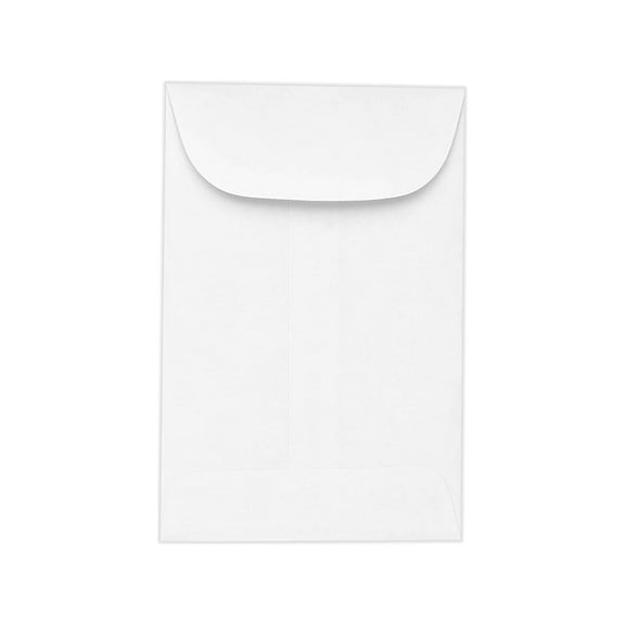 LUX #5 1/2 Coin Envelopes (3 1/8 x 5 1/2) 500/Pack 24lb. Bright White (94961-500)