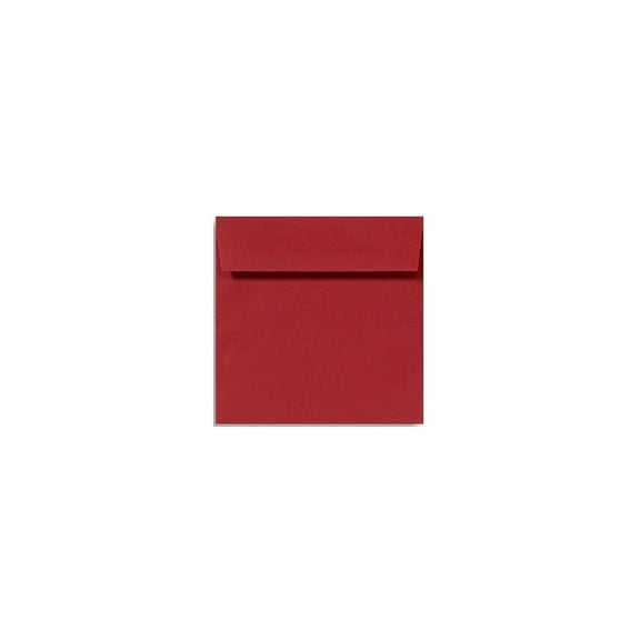 LUX 5 x 5 Square Envelopes 2 11/16 x 3 11/16 Ruby Red 8505-18-50