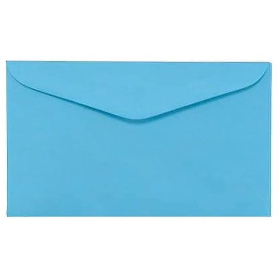 LUX #6 1/4 Regular Envelopes (3 1/2 x 6) 1000/Box, Bright Blue (WS-0073-1M)