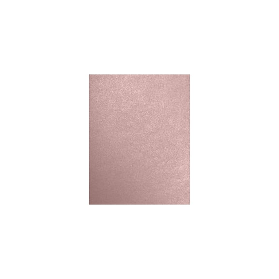 LUX 8 1/2 x 11 Cardstock 50/Pack Misty Rose Metallic - Sirio Pearl (81211-C-M203-50)