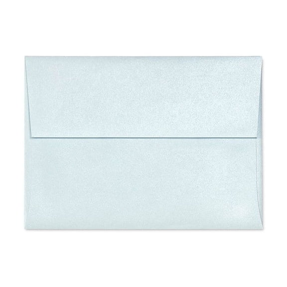 LUX 80lb 4 3/8"x5 3/4" A2 RSVP Invitation Envelopes W/Glue Aquamarine Metallic 500/BX 5370-02-500