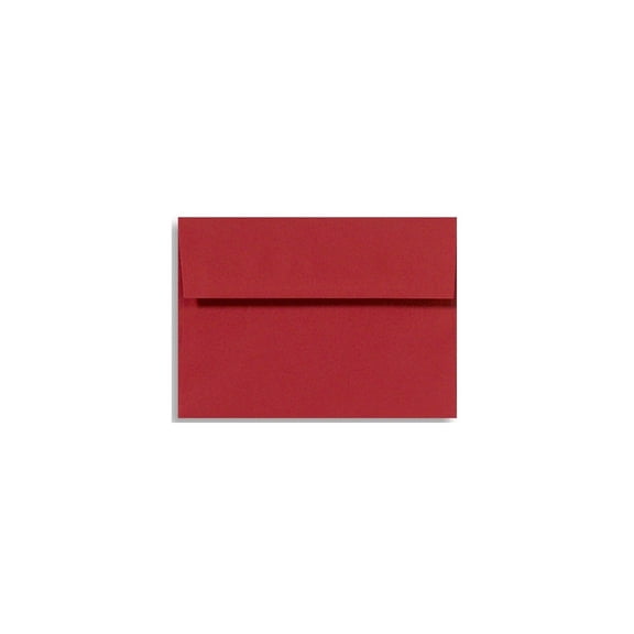 LUX A4 Invitation Envelopes 4 1/4 x 6 1/4 50/Box Holiday Red 4872-R-50