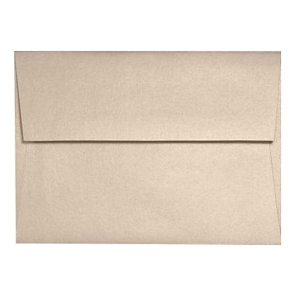 LUX A6 Invitation Envelopes (4 3/4 x 6 1/2) 50/Box Taupe Metallic (5375-M09-50)