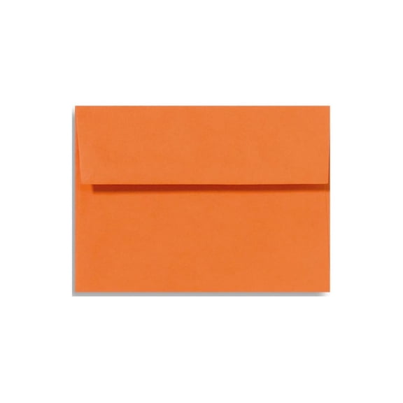 LUX A6 Invitation Envelopes (4 3/4 x 6 1/2) 500/Box Mandarin (EX4875-11-500)