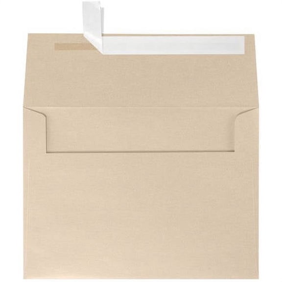 LUX A7 Invitation Envelopes (5 1/4 x 7 1/4) 50/Box Taupe Metallic (5380-M09-50)
