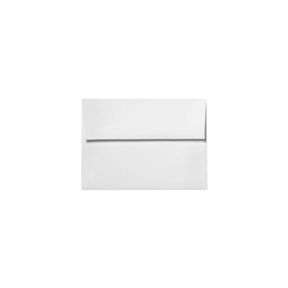 LUX A8 Invitation Envelopes 5 1/2 x 8 1/8 50/Box 80lb. Bright White FE4585-05-50