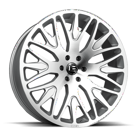 LUX LE7 24X10 6X139.7 +30 78.1 Silver Machine Face