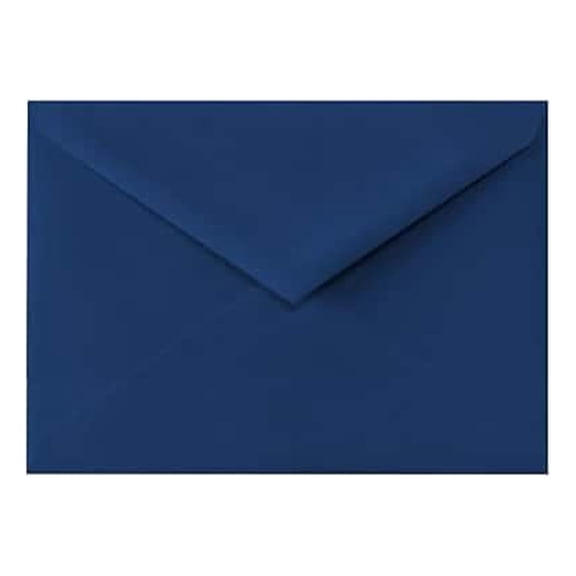 LUX Lee BAR Envelopes (5 1/4 x 7 1/4) 50/Box Navy (LUXLEEBAR10350)